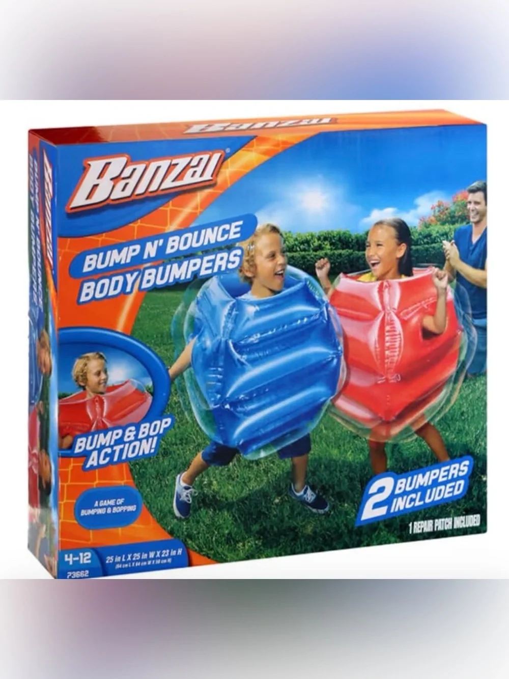 Bump N' Bounce Body Bumpers - Blue & Red